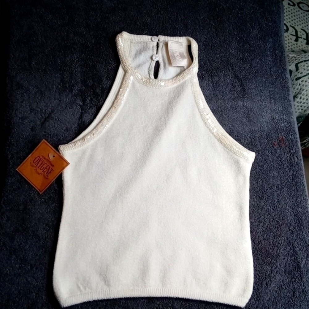NEW❤️‍🔥 Oxygene VINTAGE women's med sweater top gorgeous - Picture 4 of 10